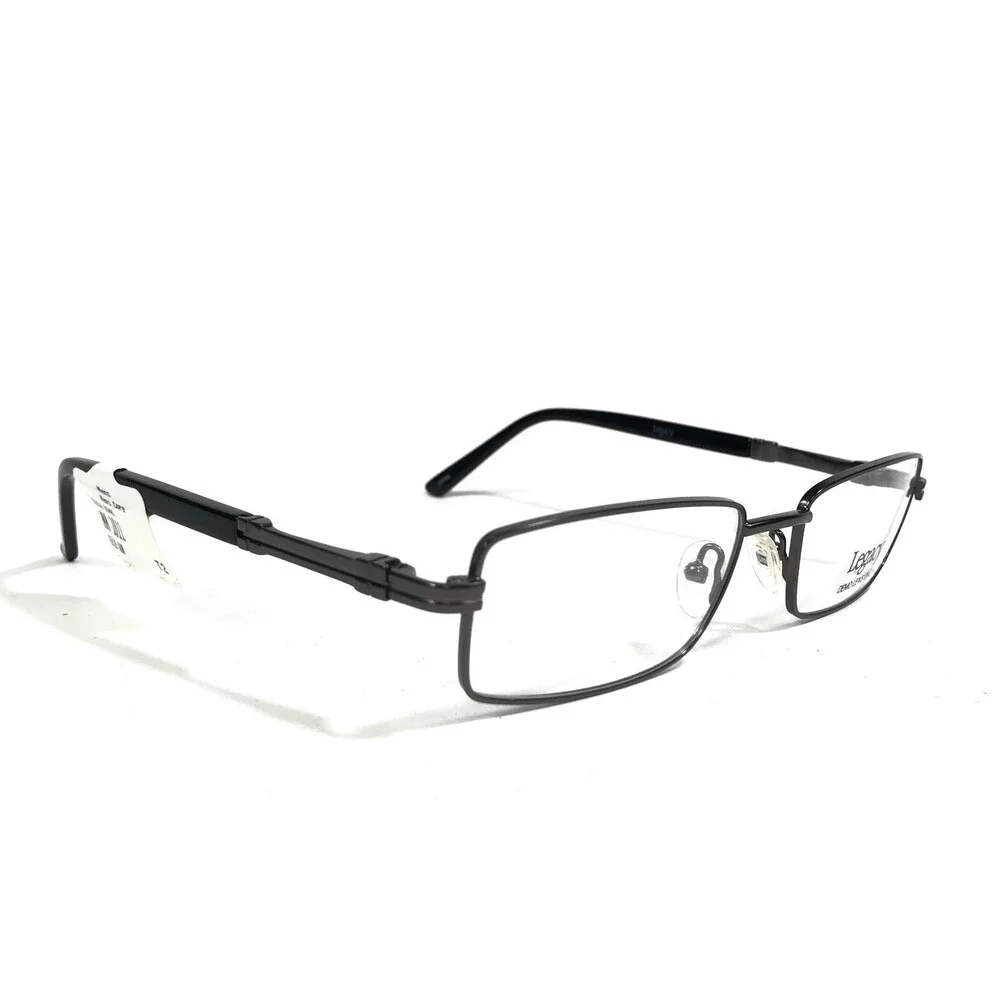 Legacy MM 1011 Eyeglasses Frames Black Gray Rectangular Full Rim 55-18-145